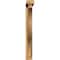 Ekena Millwork Funston Block Rough Sawn Bracket w/ Offset Brace, Western Red Cedar, 4"W x 26"D x 34"H BKT0402X26X34FST05RWR - alternate 2